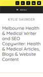 Mobile Screenshot of kyliesaunder.com